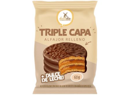  ALFAJOR 3 CAPAS CHOCOLATE 24 UN X 60 GR DULCEDIAOL 
