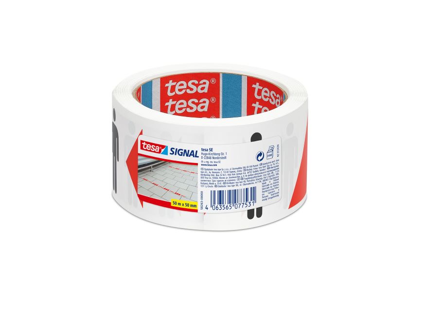  CINTA DELIMITADORA 50 X 50 C/SEAL ROJO/BLANCO 