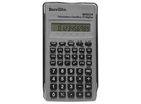  CALCULADORA CIENTIFICA COMP BARRILITO 10DIG 8070CC 