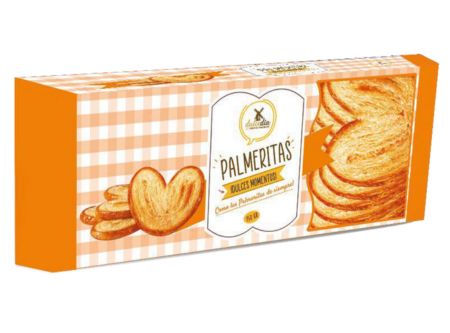  GALLETA DULCEDIA 150 GR PALMERITAS HOJALDRE 