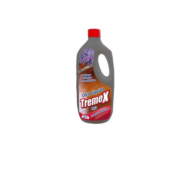  CERA LIQ. 900 ML TREMEX AUTO BRILLO ROJA 