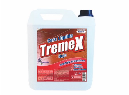  CERA LIQ.  5 LT AUTO BRILLO ROJA TREMEX 