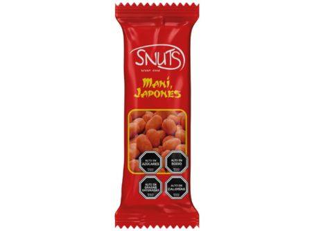  MANI CROCANTE T/JAPONES SALADO 90 GRS X 6 UN SNUTS 