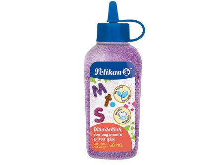  ADHESIVO GLITTER GLUE 60 ML PELIKAN LILA 