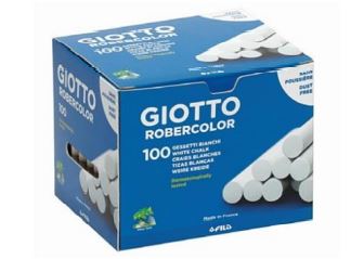  TIZA BLANCA 100 UNID. ROBERCOLOR 