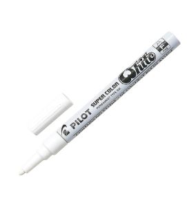  MARCADOR OLEO PILOT PERMAN SCW 2MM MEDIO BLANCO 