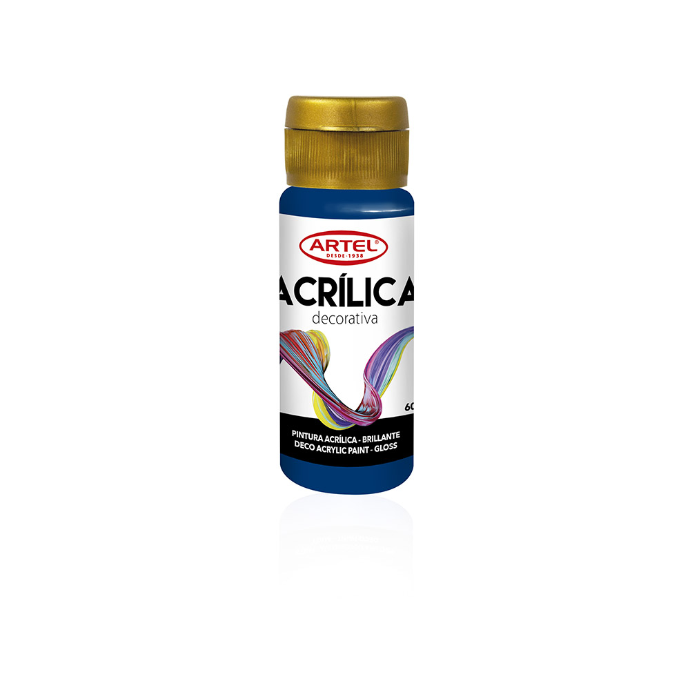  PINTURA ACRILICA DECOR. 60ML 401 AZUL ARTEL 