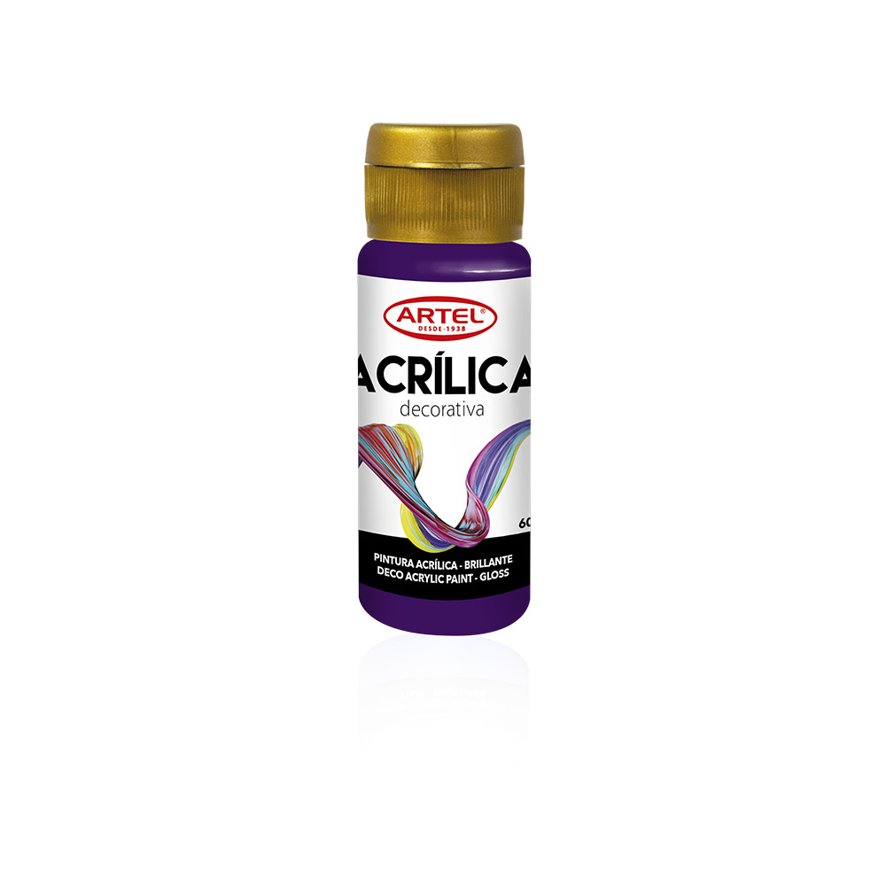  PINTURA ACRILICA DECOR. 60ML 480 VIOLETA ARTEL 