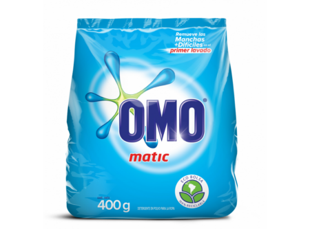  DETERGENTE POLVO 400 GR. OMO MATIC MULTIACCION 