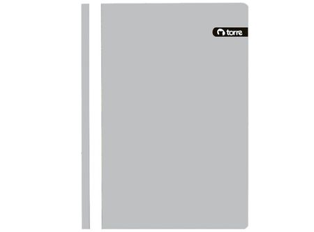  CARPETA VINIL OFICIO GRIS PIGMEN.TORRE 