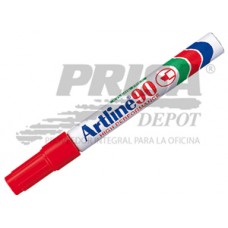  MARCADOR PERMAN.ARTLINE 90 P.BISELADA 5.0-2 ROJO 