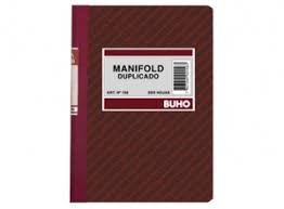  LIBRETA MANIFOLD DUPLICADO 50 HJ BUHO 156 