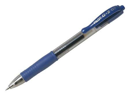  BOLIGRAFO PILOT ROL.BALL G-2-0.7 AZUL RETRACTIL 