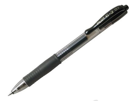  BOLIGRAFO PILOT ROL.BALL G-2-0.7 NEGRO RETRACTIL 