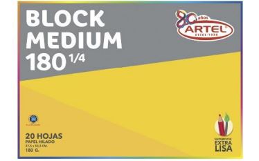  BLOCK DIBUJO 180 1/4 20 HJ ARTEL 