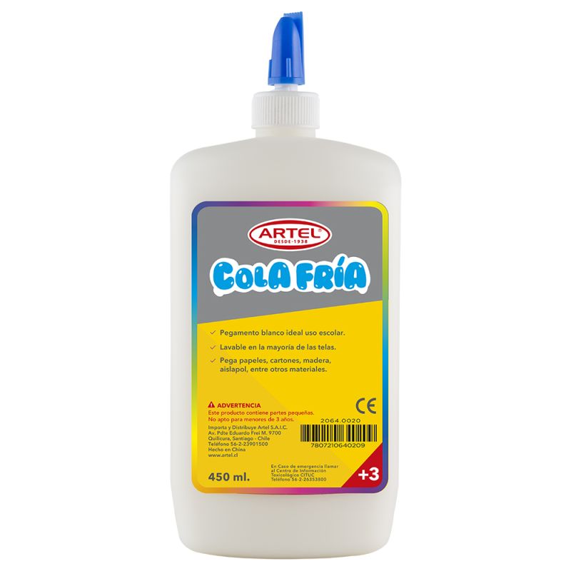  ADHESIVO COLA FRIA 450 GR. ARTEL 