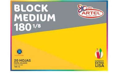  BLOCK DIBUJO 180 1/8 20 HJ ARTEL 